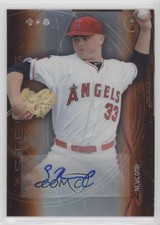 2014 Bowman Sterling Prospect Orange Refractor 30/75 Sean Newcomb Auto i5q