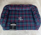 Ralph Lauren Deluxe Pet Bed 91x68 LARGE XL XXL Dog Sofa Cushion Soft Plaid £229