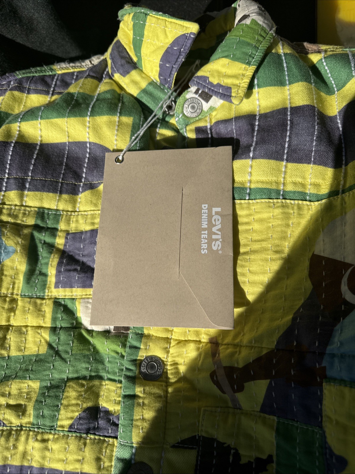 Levi’s Denim Tears Quilted Jacket NWT Size Small Sold Out image 2