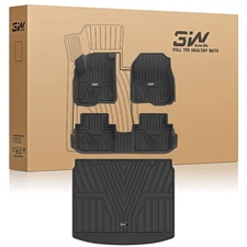 3W Floor Mats & Cargo Liner For 2023-2026 Honda CR-V All Weather Fit Honda CRV