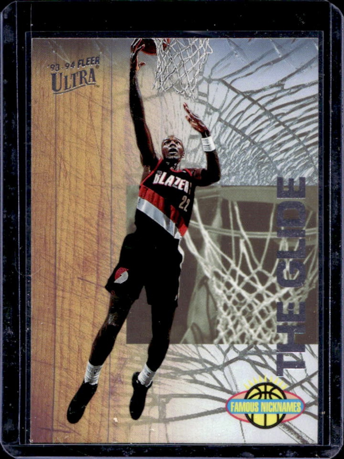 1993-94 Fleer Ultra Clyde Drexler Famous Nicknames #4 Trail Blazers