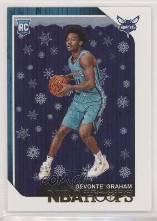 2018-19 Panini NBA Hoops Winter Devonte' Graham #253 Rookie RC kn8