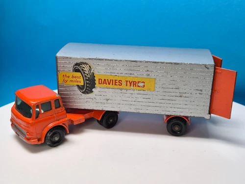 LESNEY MATCHBOX MAJOR PACK - BEDFORD TK ARTIC BOX VAN - DAVIES TYRES