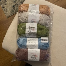 Lot of 5 -  Premiere Anti Pilling Everyday Worsted Acrylic Yarn 