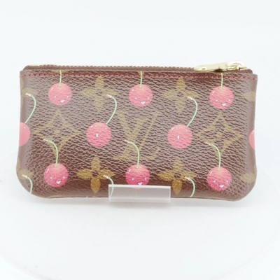 LOUIS VUITTON x Takashi Murakami Pochette Clé Monogram Cherry Coin