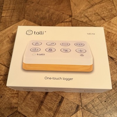 Talli One-Touch Logger Baby Tracker Log Feedings Diapers Sleep & More Brand NEW!