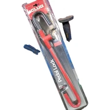 Winner International The Club 5.25 Inch CL303 Pedal to Steering Wheel Lock, Red