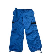 Caffeine Rave Pants Baggy Super Wide Leg - Mens Large Blue 90s Y2K Vintage