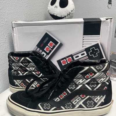  Vans Nintendo Controller Shoes High Top Exclusive  Mens 9.5 Womens 11 With Box