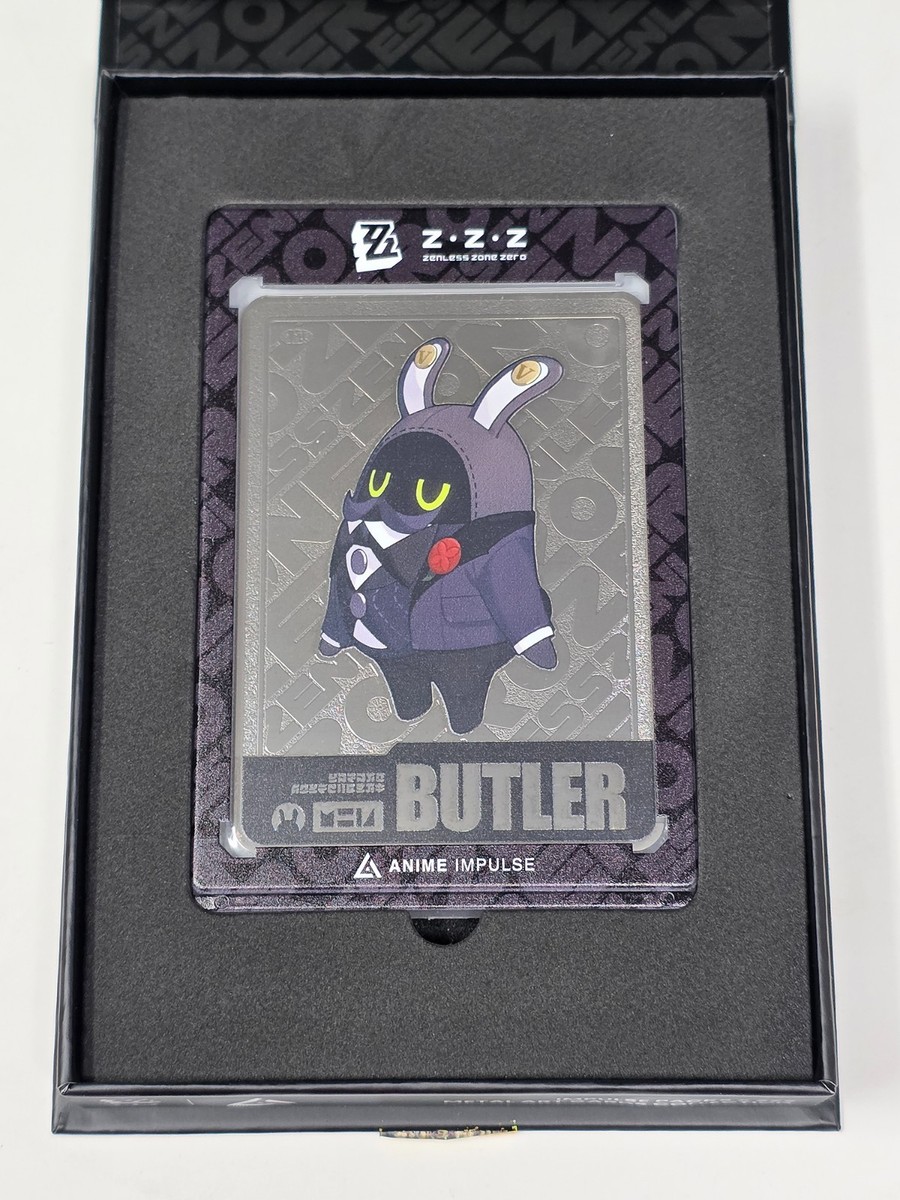 Zenless Zone Zero Butler Bangboo SILVER Metal Card ZZZ Anime