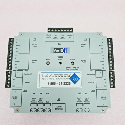 HID VertX V1000 Network Controller Access Control Board 8082-310-01 Used