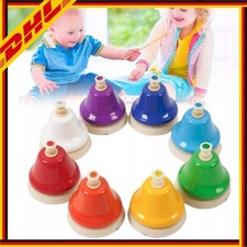 8stk Bunte Handglocke Handglocken Set Musikin...