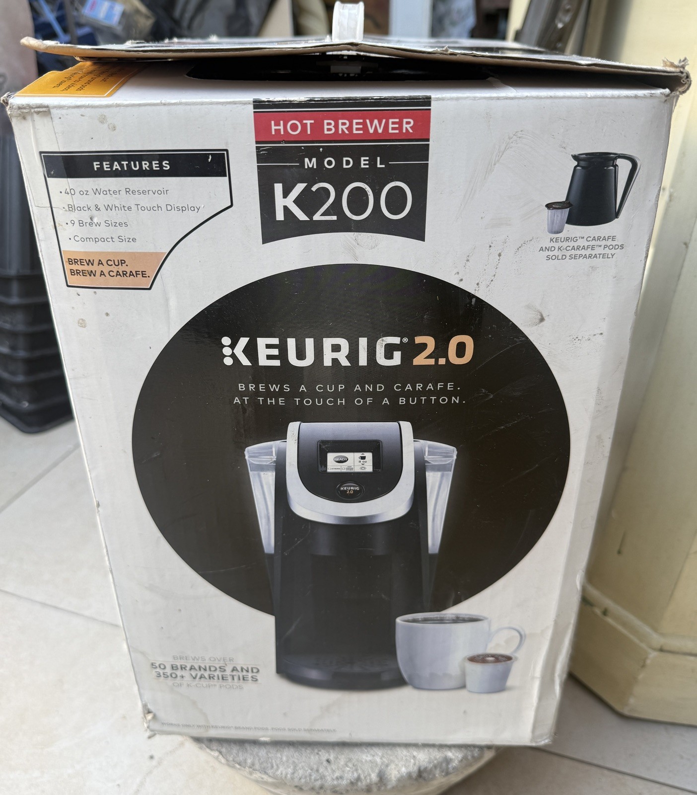 Brewing System - Black - Cup & Carafe Sizes (new/op