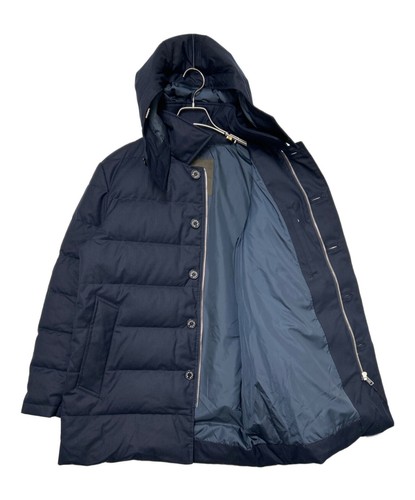 MACKINTOSH LONDON Wool polyester hooded down outerwear Size: M Navy G1F48-411-28 - Picture 3 of 5