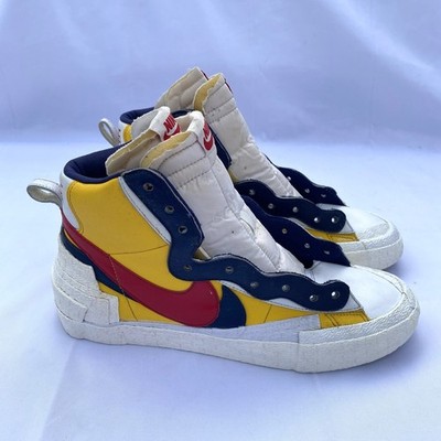 Size 11 - sacai x Nike Blazer Mid Maize Navy