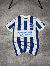 BRIGHTON & HOVE ALBION 2021/2022 HOME FOOTBALL SHIRT CAMISETA JERSEY NIKE Size S