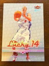 2006 Fleer Ultra Retro Lucky 14 Platinum Medallion 40/100 Yaroslav Korolev 