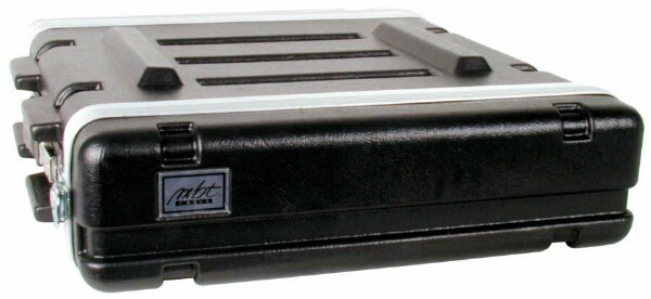 Дорожный туристический кейс MBT 2-Space 2U из легкого ABS-пластика для монтажа в стойку