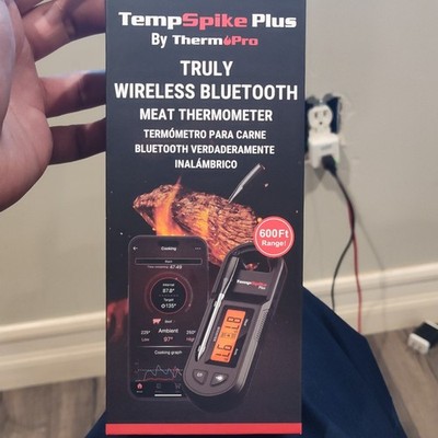 ThermoPro TempSpike Plus Wireless Bluetooth Rechargeable Meat Thermometer
