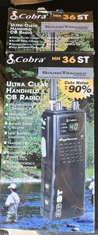 Vintage  Cobra HH36ST Ultra Clear Handheld 40 Channel CN Radio New In Box Tested