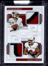 2024 National Treasures #NGC-ARI Kyler Murray/James Conner NFL Gear Silver #/25