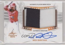 2019 Leaf Trinity Patch Auto Nick Quintana #PA-NQ1 Patch Auto 4z8