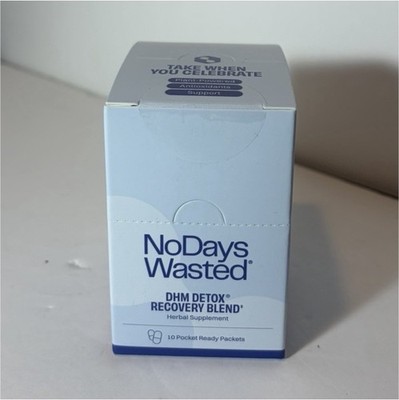 No Days Wasted DHM Detox Recovery Capsules 20 Pills (10 Servings) Before Bed