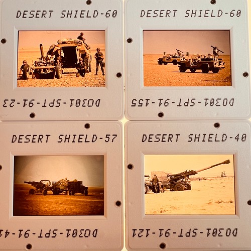 lot of 4 slides-B84 Desert Shield / STORM Collection
