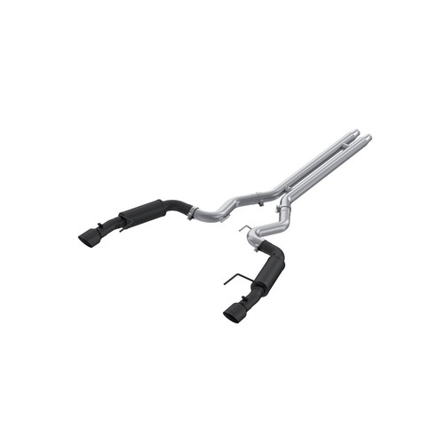 Escape trasero doble dividido MBRP S7253BLK 3" para Mustang GT S650 2024 5,0 L negro - Imagen 2 de 6