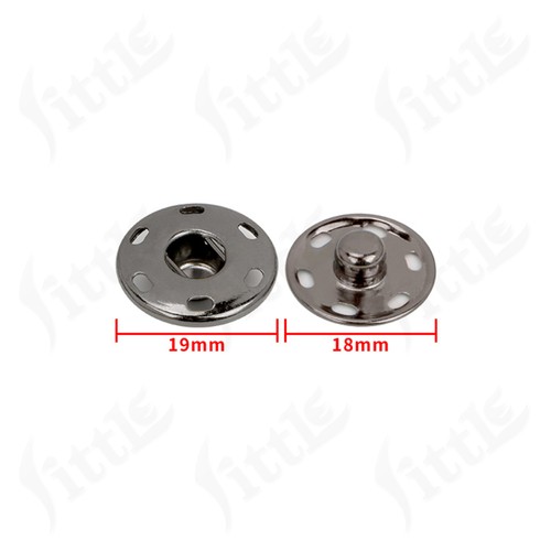Snapshot Button Brass Stealth Fastener For Handbag Making Leather 12mm - 30mm - Picture 26 of 38