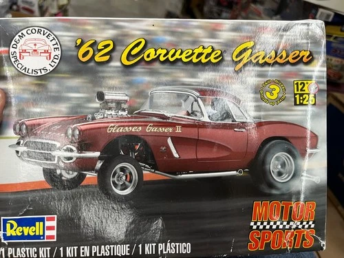 Revell 85-4949 D&M 1962 Chevy Corvette Gasser car Model KIT 1/25 McM Niob si