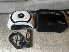 Optoma Movietime DV11 DLP Projector Display Built in Digital DVD Tested & Works