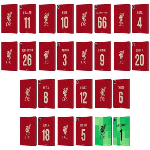 LIVERPOOL FC 2021/22 PLAYERS HOME KIT GROUP 1 PU LEATHER BOOK CASE APPLE iPAD - 第 1/20 張圖片