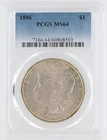 1886 Morgan Silver Dollar PCGS MS64 S$1 Philadelphia Minted No Reserve
