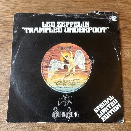 Rock Led Zeppelin ‎– Trampled Under Foot Swan Song ‎– DC1