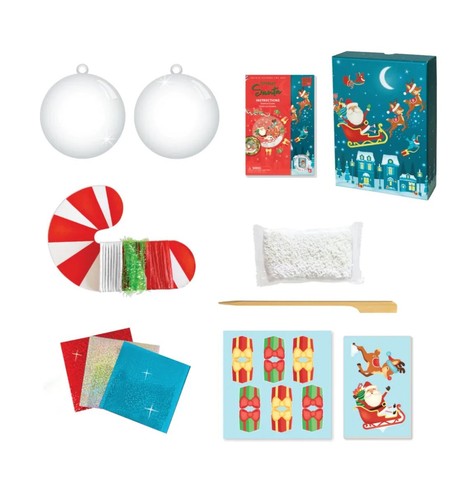 Totally Santa Juguete Haz Tu Propio Santa Trineo Navidad Adorno Artesanal Set en Caja - Imagen 4 de 7