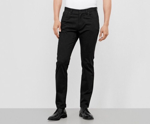 KENNETH COLE JEANS Black Wash Straight Fit Stretch Denim Jeans, 42X32 - Picture 3 of 3