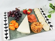 Vintage Slate Tile Charcuterie Board (without handles) Home Decor Bundle