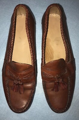 Allen Edmonds Brown Maxfield 47716 Brown Braided Tassel  display picture 3