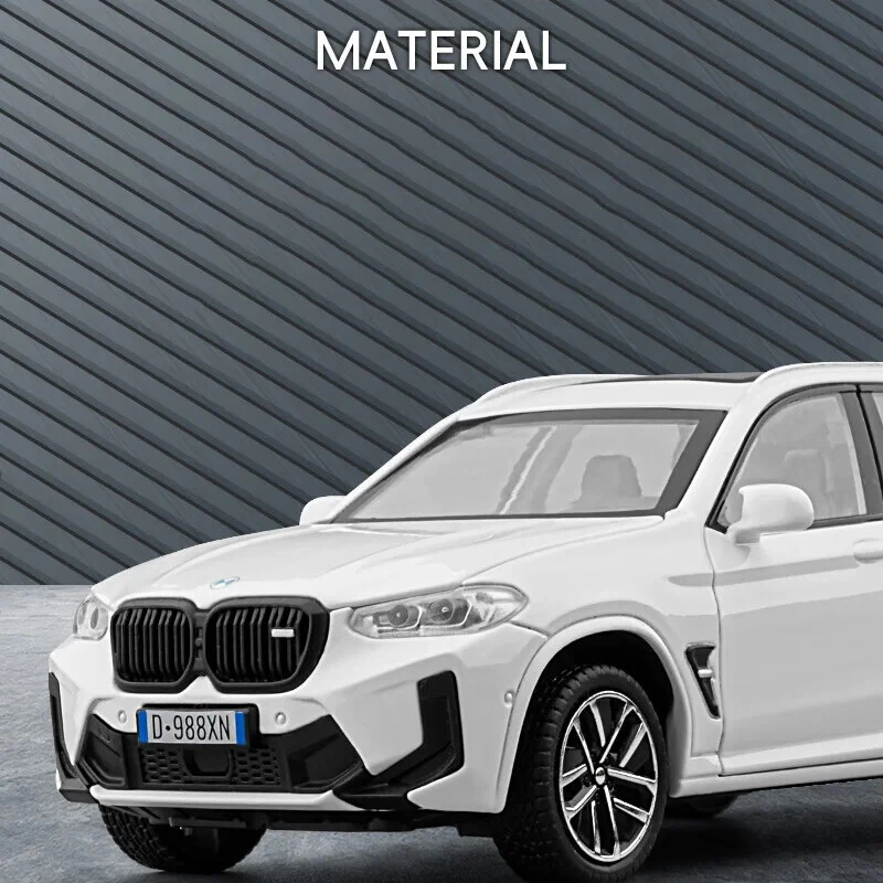 1:32 BMW X3M SUV 2025 Diecast Car Model Sound Light Collectible Kids Toy Gift - Image 2 of 4