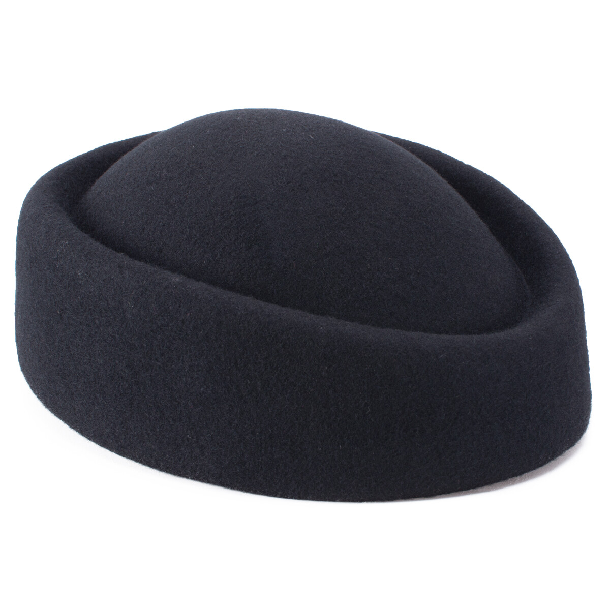 Cocktail Fascinator Base Wool Air Hostesses Pillbox Hat  display picture 2