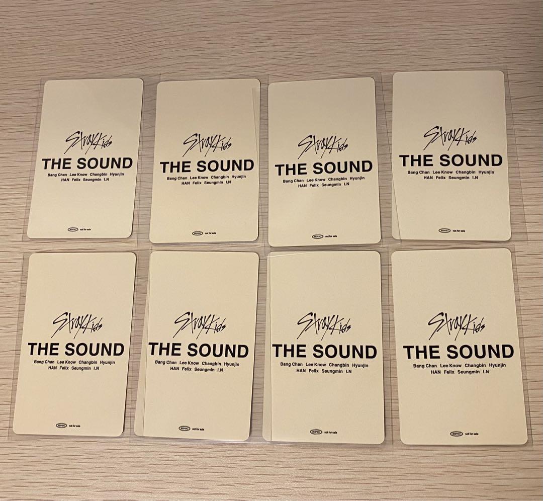 Stray Kids THE SOUND Japan offline event limited photo cards