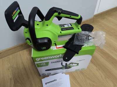 Greenworks G40CS30II Akku-Kettensäge, (30 cm) Stablänge, 40 V. Nur Gehäuse 