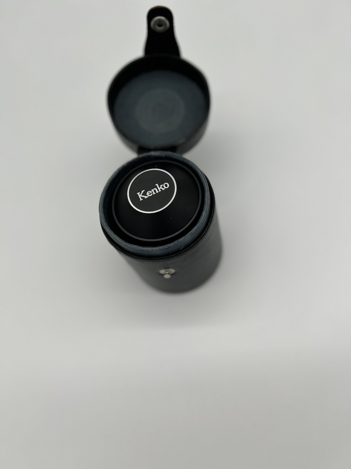 Vintage Kenko FishEye 180° lens with Leather Case, lens caps JAPAN