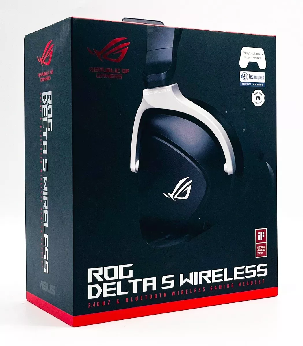 ASUS ROG Delta S Wireless / Bluetooth Gaming Headphones W/ Noise Cancelling  Mic