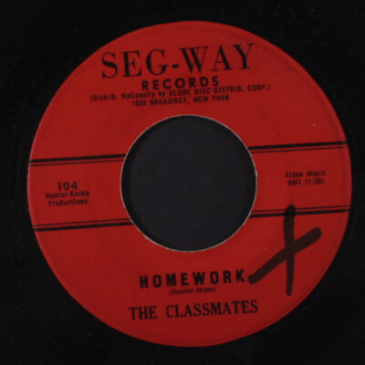 CLASSMATES: Hier Kommt Suzy / Homework SEG-WAY 7'' Single 45 UPM
