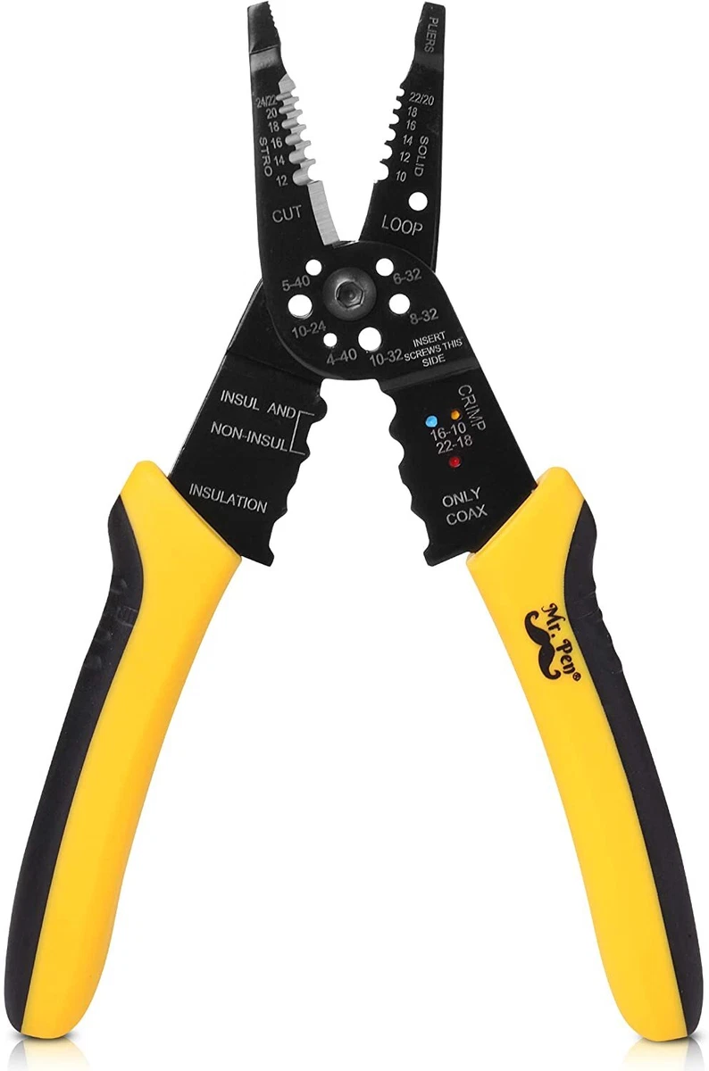 Tacklife Wire Stripper Self Adjusting 8 In Cable Cutter Crimper
