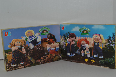 Cabbage Patch Kids~1984~2 Cabbage Patch 100 Piece Puzzles~16'' x 11''~Brand New