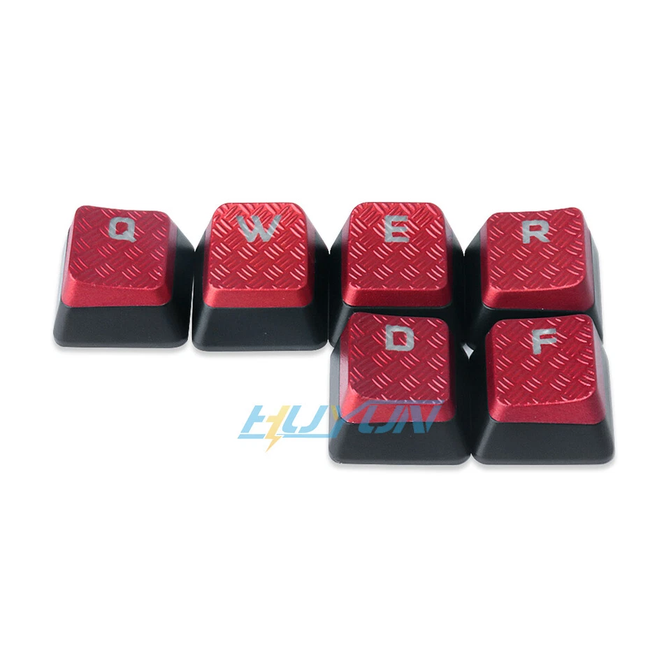10Pcs Cherry MX Red Texture KeyCaps for Corsair Logitech &Razer Keyboards US Stk - Image 2 of 4