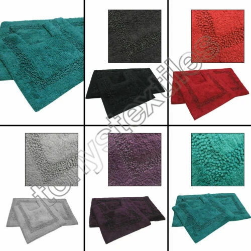 Tappeti, tappetini da bagno e copriwater in tessuto 100% cotone
